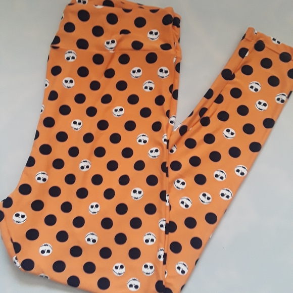 LuLaRoe Pants - Lularoe Jack Skelington leggings size TC2